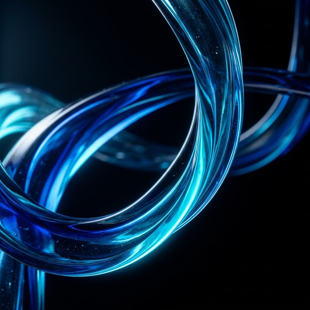 Abstract Glass Flow